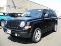 2011 Brilliant Black Crystal Pearl Jeep Patriot Latitude 4x4  photo #1