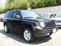 2011 Brilliant Black Crystal Pearl Jeep Patriot Latitude 4x4  photo #2