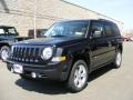 2011 Brilliant Black Crystal Pearl Jeep Patriot Latitude 4x4  photo #1