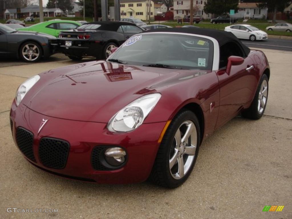 Wicked Ruby Red Pontiac Solstice