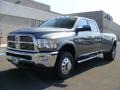 2011 Mineral Gray Metallic Dodge Ram 3500 HD Laramie Crew Cab 4x4 Dually  photo #1