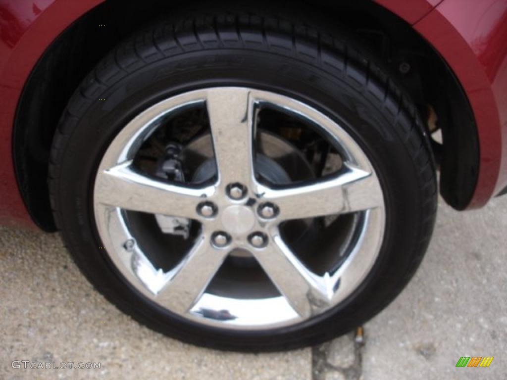 2009 Solstice GXP Roadster - Wicked Ruby Red / Ebony photo #8
