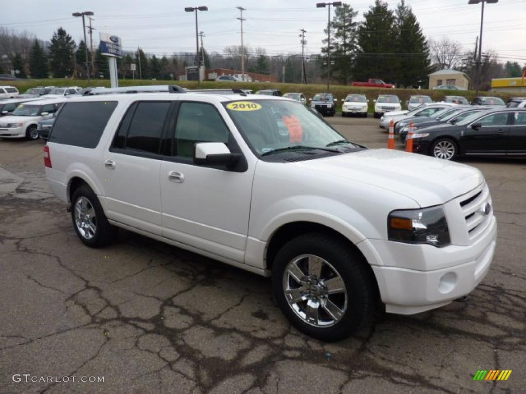 2010 Expedition EL Limited 4x4 - Oxford White / Stone photo #6