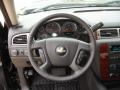 Ebony 2011 Chevrolet Silverado 2500HD LTZ Extended Cab 4x4 Steering Wheel