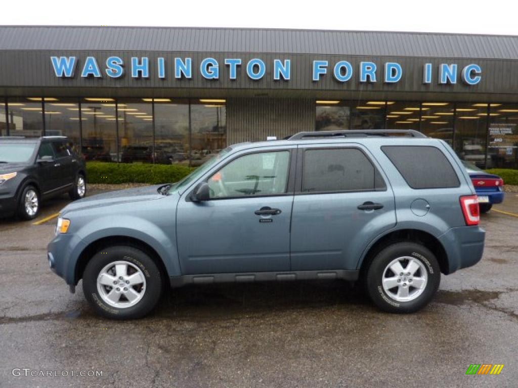 2010 Escape XLT 4WD - Steel Blue Metallic / Stone photo #1