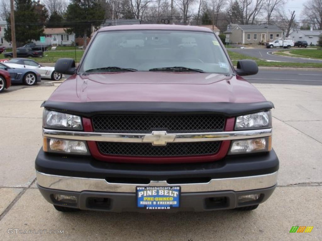 2004 Silverado 1500 Z71 Extended Cab 4x4 - Sport Red Metallic / Dark Charcoal photo #2