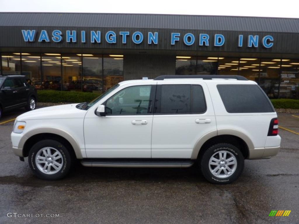 White Suede Ford Explorer