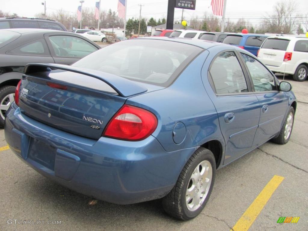 2003 Neon SXT - Atlantic Blue Pearl / Dark Slate Gray photo #13