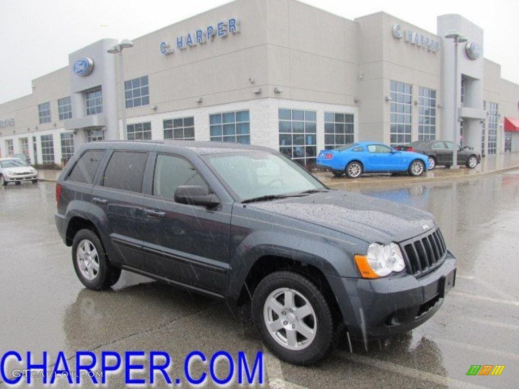 2008 Grand Cherokee Laredo 4x4 - Steel Blue Metallic / Dark Slate Gray/Light Graystone photo #1