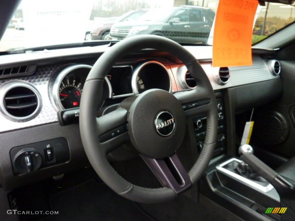 Dark Charcoal Interior 2008 Ford Mustang Bullitt Coupe Photo #47792353