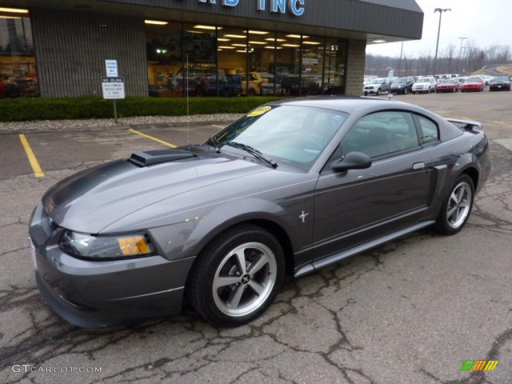 2003 Mustang Mach 1 Coupe - Dark Shadow Grey Metallic / Dark Charcoal photo #8