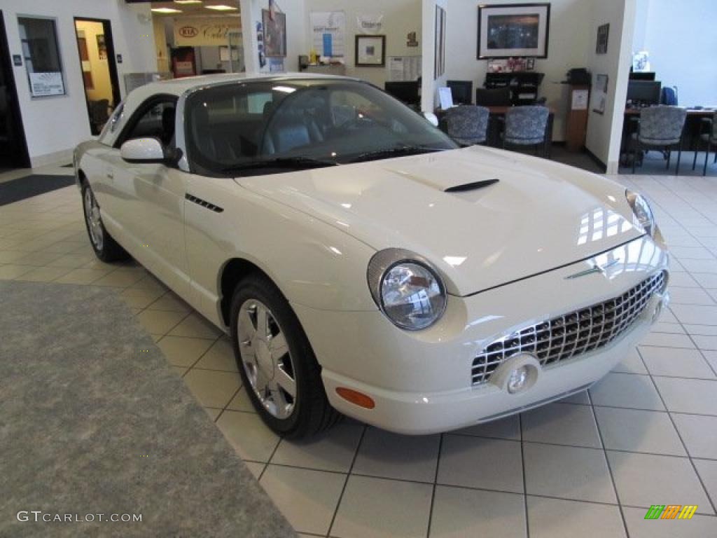 Whisper White 2002 Ford Thunderbird Premium Roadster Exterior Photo #47793862