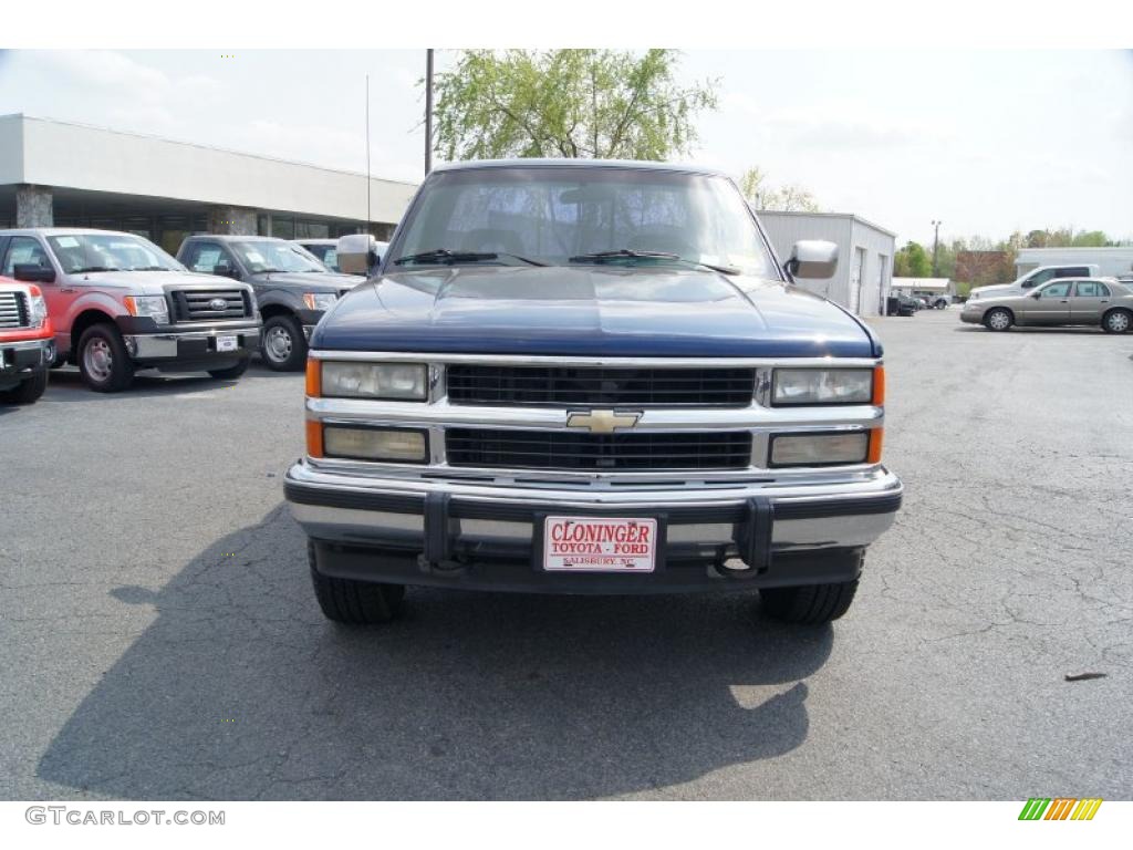 1994 C/K K1500 Z71 Regular Cab 4x4 - Indigo Metallic / Blue photo #7