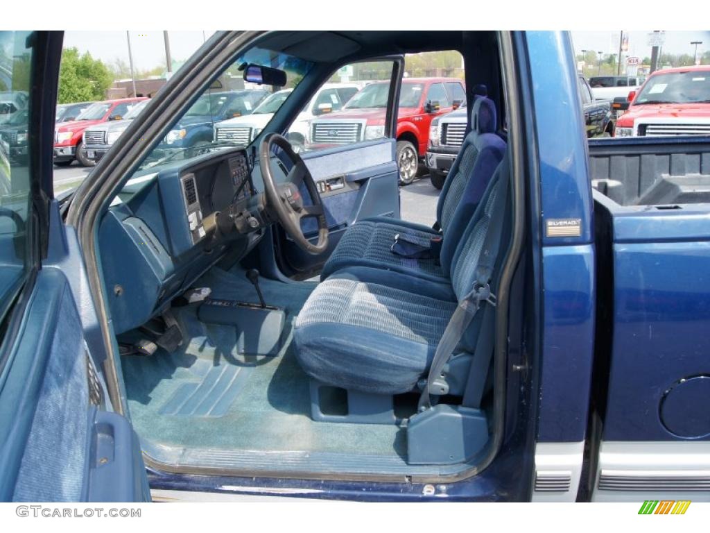 Blue Interior 1994 Chevrolet C/K K1500 Z71 Regular Cab 4x4 Photo #47794150