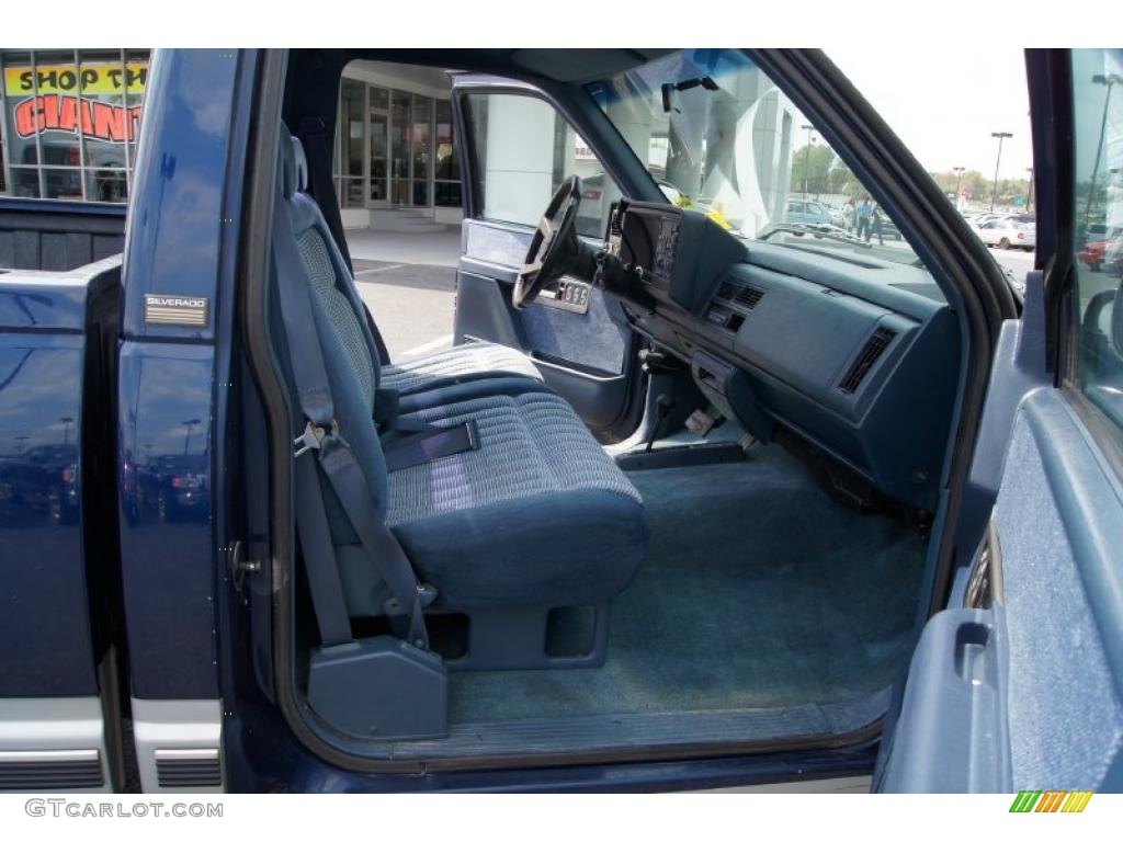 Blue Interior 1994 Chevrolet C/K K1500 Z71 Regular Cab 4x4 Photo #47794183