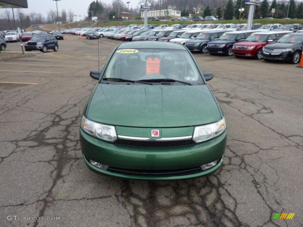 2004 ION 3 Sedan - Rain Forest Green / Tan photo #7