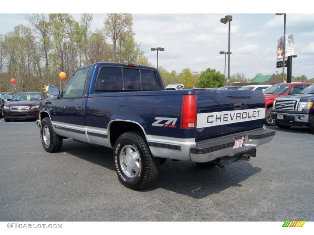 Indigo Metallic 1994 Chevrolet C/K K1500 Z71 Regular Cab 4x4 Exterior Photo #47794474