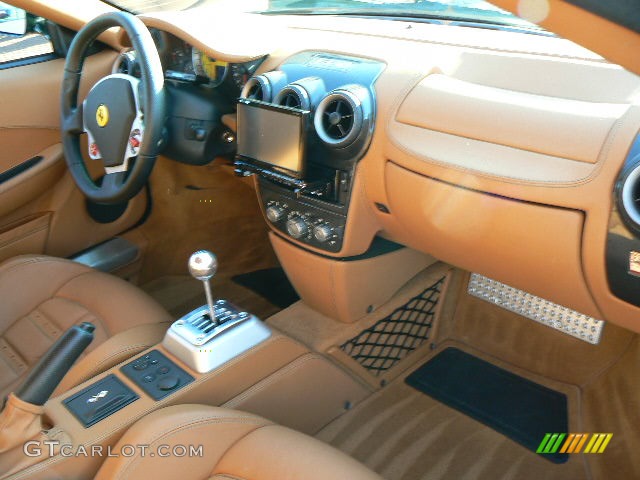2008 F430 Coupe - Verde Zeltweg (Metallic Green) / Natural (Saddle) photo #15