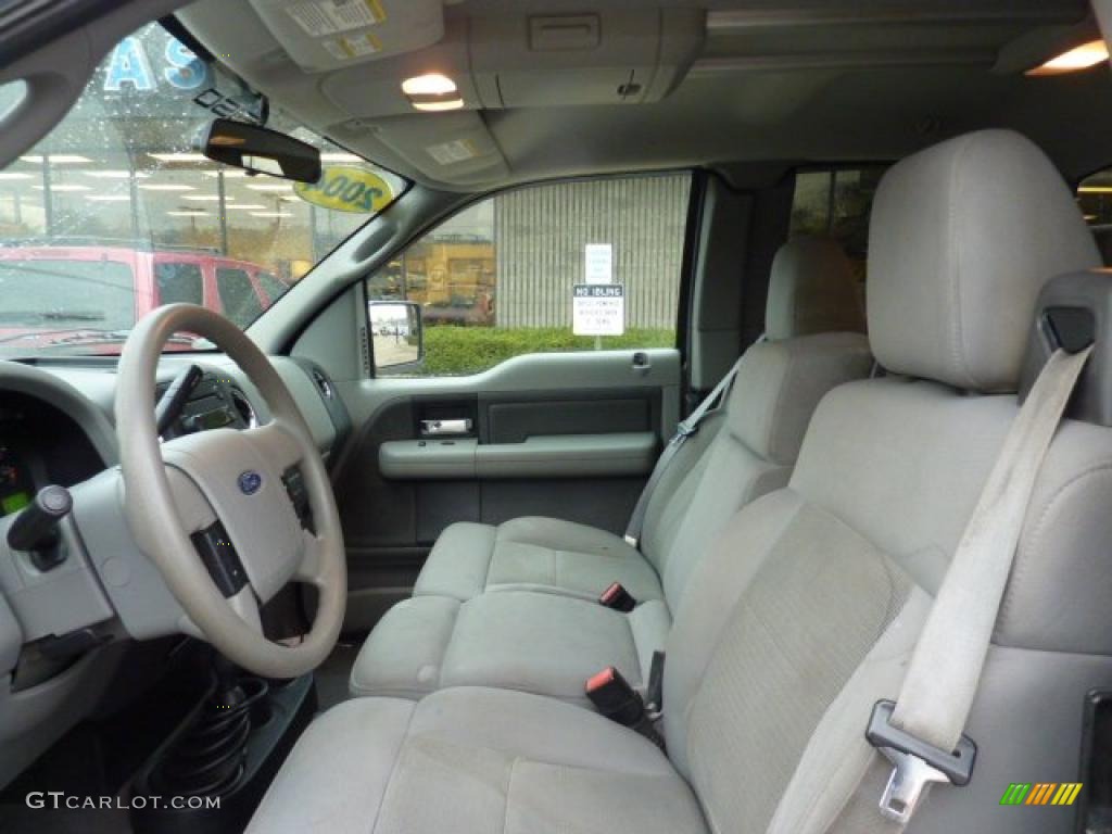 2004 F150 XLT SuperCab 4x4 - Dark Shadow Grey Metallic / Black/Medium Flint photo #10