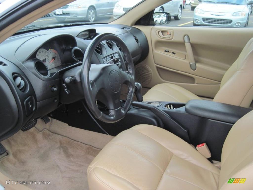 Beige Interior 2000 Mitsubishi Eclipse GT Coupe Photo #47798486
