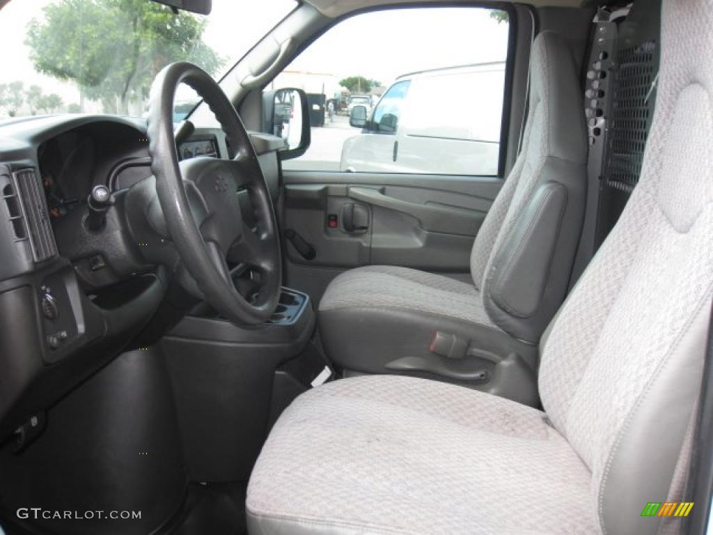 Medium Pewter Interior 2007 Chevrolet Express 1500 Cargo Van Photo #47799368