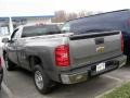 2007 Graystone Metallic Chevrolet Silverado 1500 Work Truck Regular Cab  photo #3