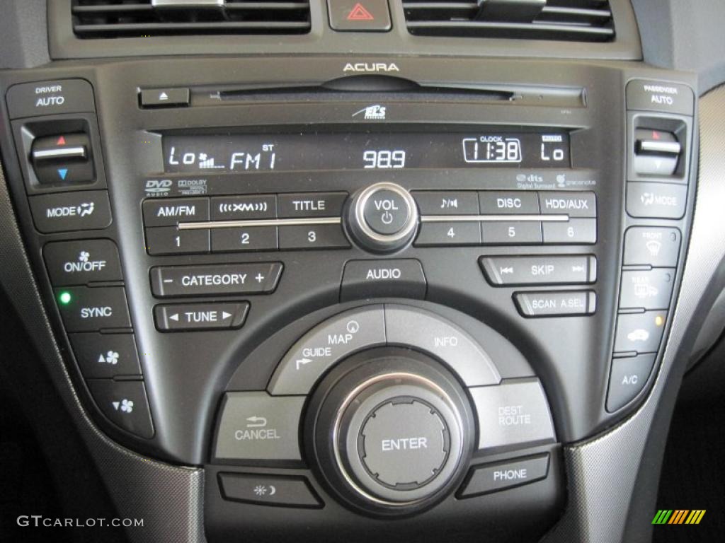 2012 Acura TL 3.7 SH-AWD Technology Controls Photo #47800016