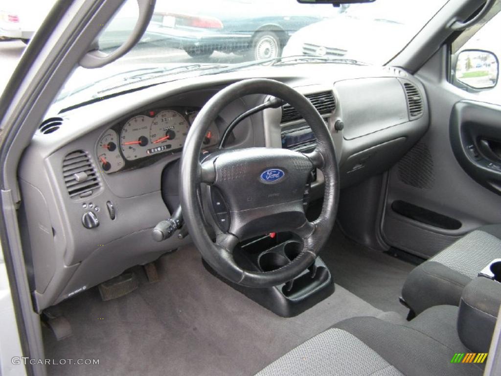 Dark Graphite Interior 2003 Ford Ranger XLT SuperCab Photo #47800334
