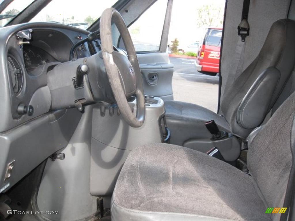 Medium Flint Interior 2003 Ford E Series Van E350 Super Duty Armored Vehicle Photo #47800625