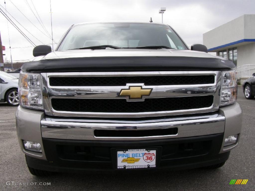 2009 Silverado 1500 LT Extended Cab 4x4 - Silver Birch Metallic / Ebony photo #2