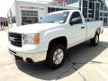 2007 Summit White GMC Sierra 2500HD SLE Regular Cab 4x4  photo #1