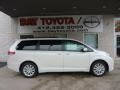 2011 Blizzard White Pearl Toyota Sienna Limited AWD  photo #1