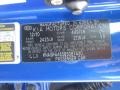  2011 Optima SX Corsa Blue Color Code H0