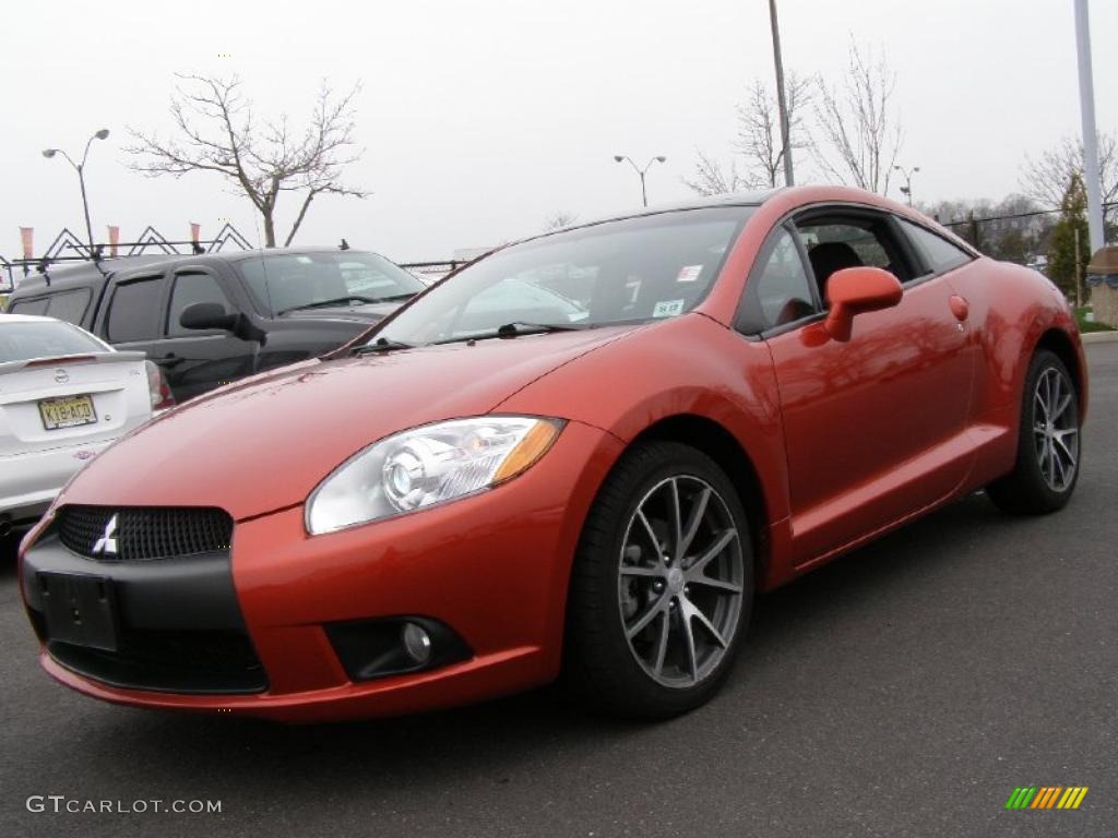 Sunset Pearlescent 2011 Mitsubishi Eclipse GS Sport Coupe Exterior Photo #47803172