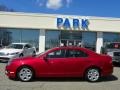 2010 Red Candy Metallic Ford Fusion SE  photo #20