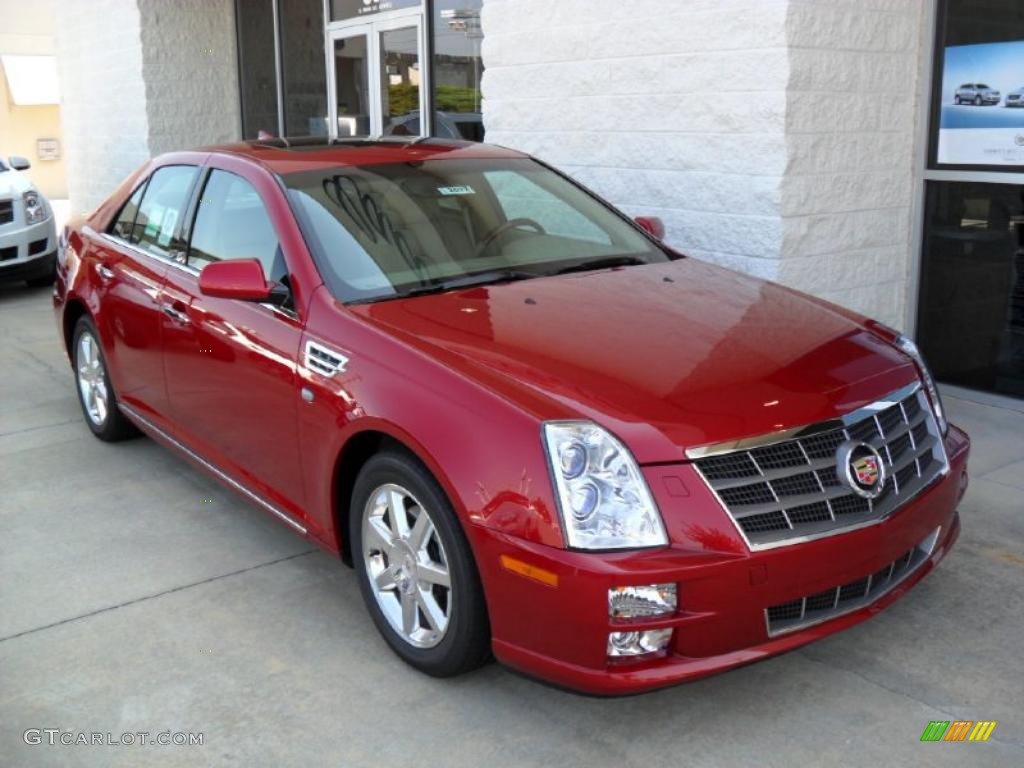 Crystal Red Tintcoat 2011 Cadillac STS V6 Premium Exterior Photo #47803817