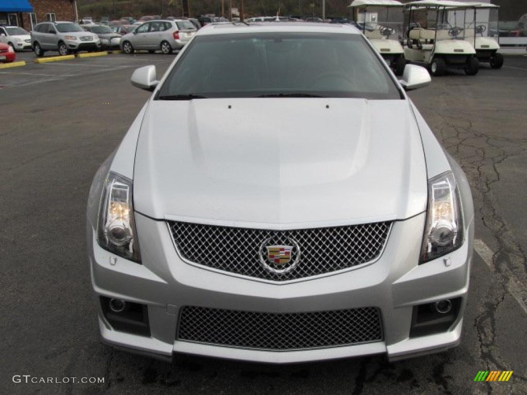 Radiant Silver Metallic 2011 Cadillac CTS -V Coupe Exterior Photo #47804525