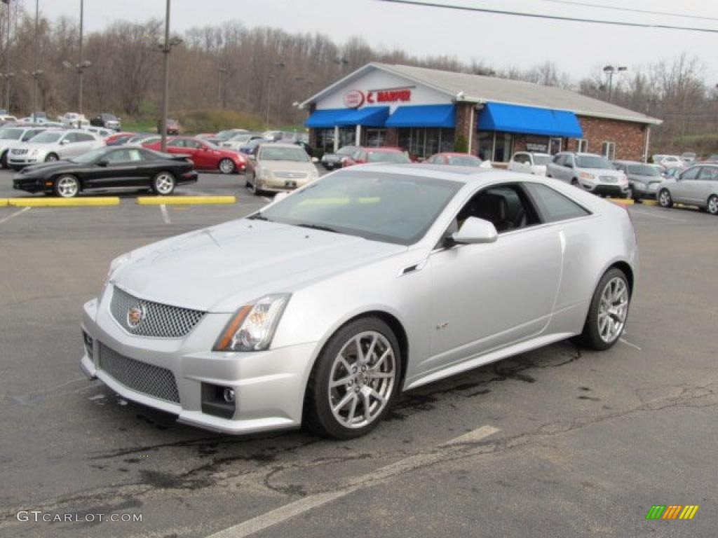Radiant Silver Metallic 2011 Cadillac CTS -V Coupe Exterior Photo #47804540
