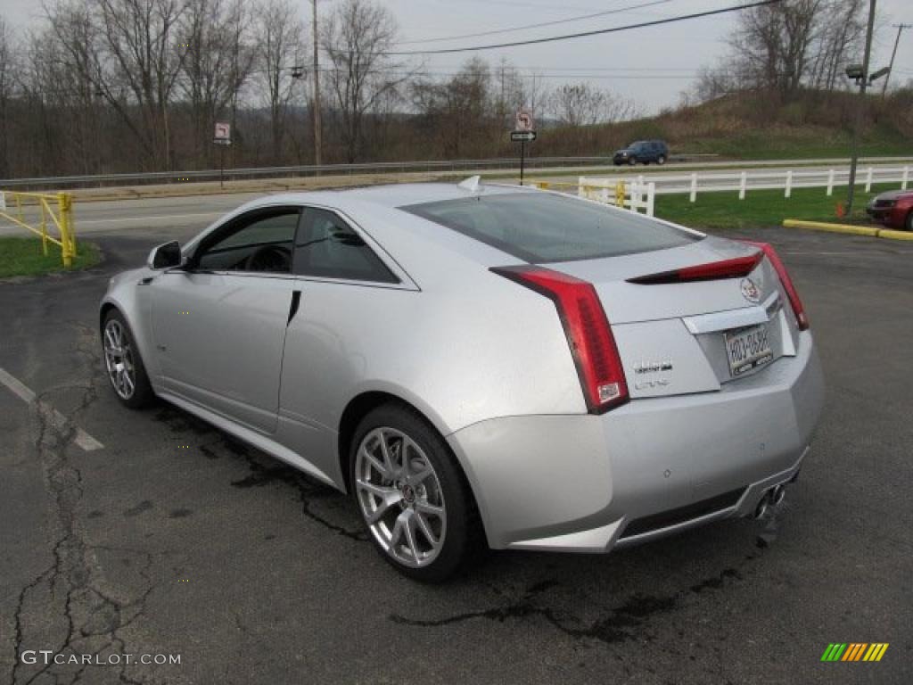 Radiant Silver Metallic 2011 Cadillac CTS -V Coupe Exterior Photo #47804567