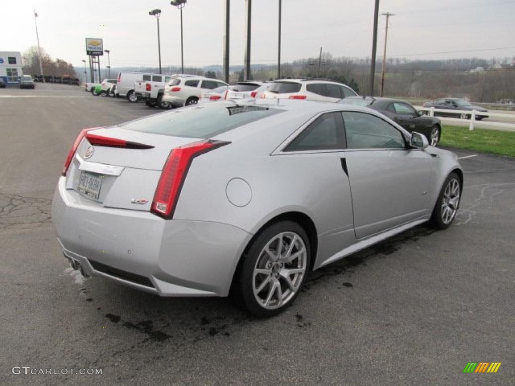 Radiant Silver Metallic 2011 Cadillac CTS -V Coupe Exterior Photo #47804594