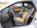 Ebony/Saffron 2011 Cadillac CTS -V Coupe Interior Color