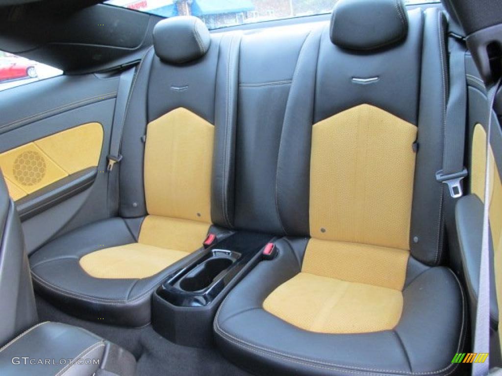 Ebony/Saffron Interior 2011 Cadillac CTS -V Coupe Photo #47804747