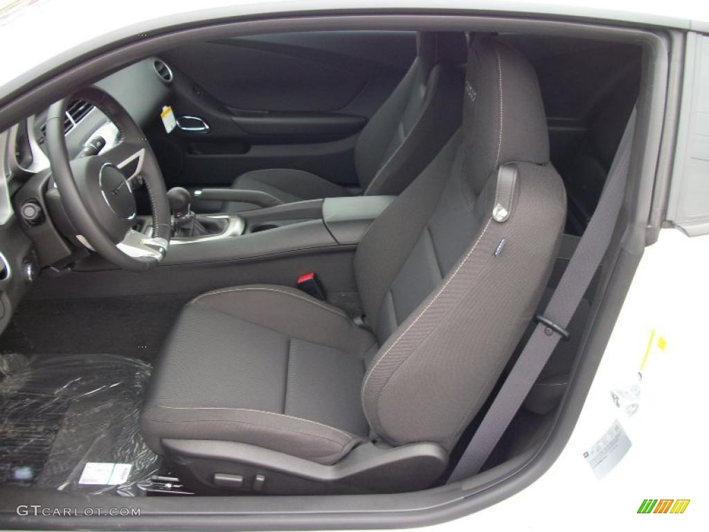 Black Interior 2011 Chevrolet Camaro SS Coupe Photo #47804969