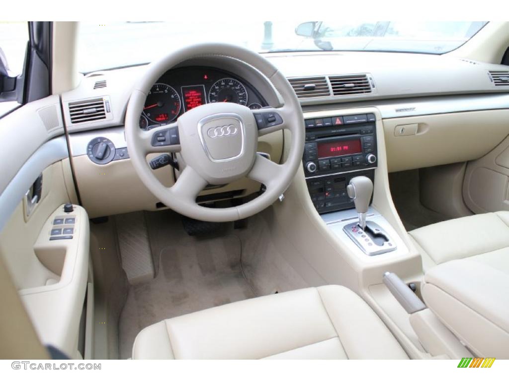 Beige Interior 2008 Audi A4 2.0T quattro Sedan Photo #47805086