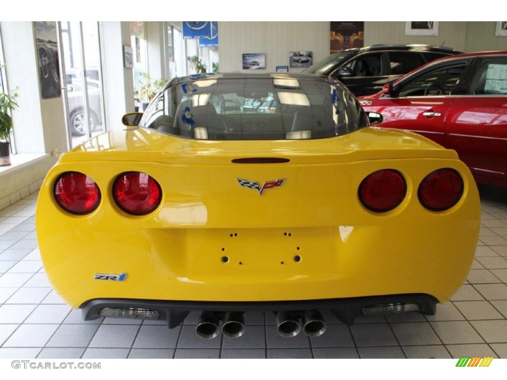 2011 Corvette ZR1 - Velocity Yellow / Ebony Black photo #4