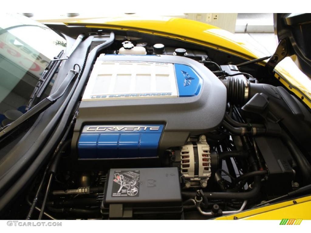 2011 Chevrolet Corvette ZR1 6.2 Liter Supercharged OHV 16-Valve LS9 V8 Engine Photo #47805248