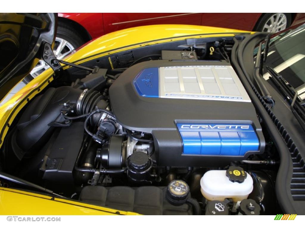 2011 Chevrolet Corvette ZR1 6.2 Liter Supercharged OHV 16-Valve LS9 V8 Engine Photo #47805263