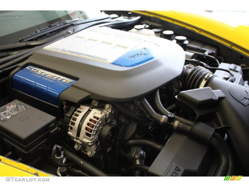 2011 Chevrolet Corvette ZR1 6.2 Liter Supercharged OHV 16-Valve LS9 V8 Engine Photo #47805308