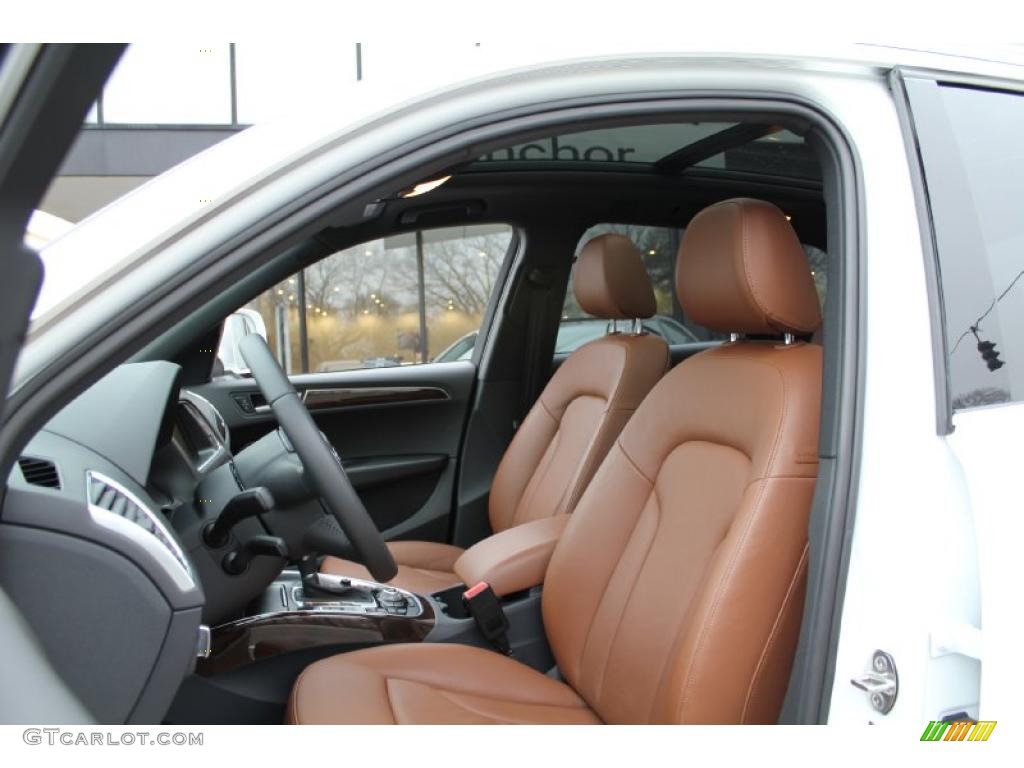 Cinnamon Brown Interior 2011 Audi Q5 2.0T quattro Photo #47805569