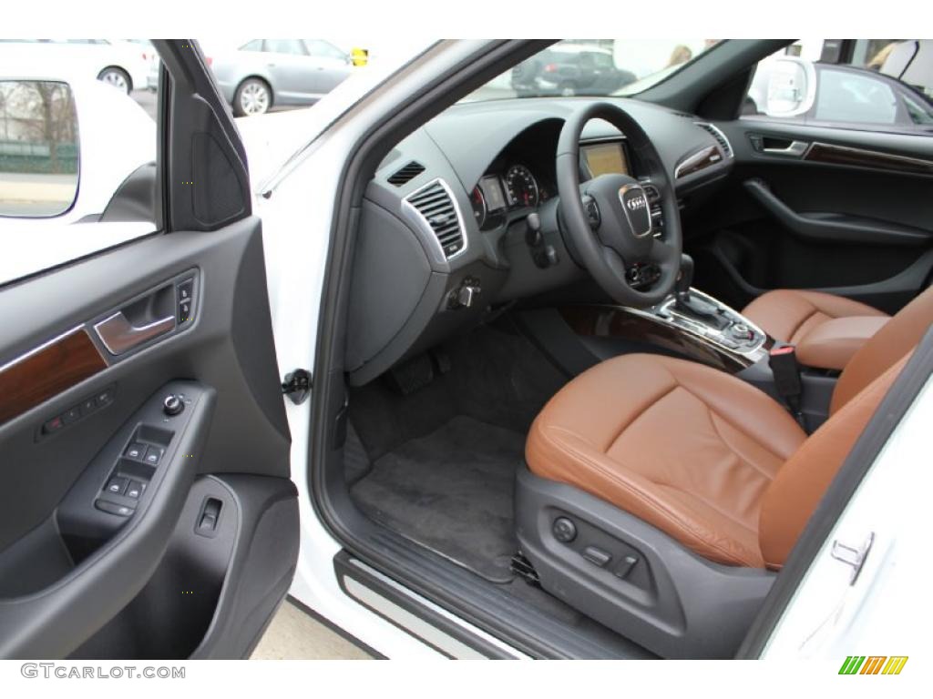 Cinnamon Brown Interior 2011 Audi Q5 2.0T quattro Photo #47805584